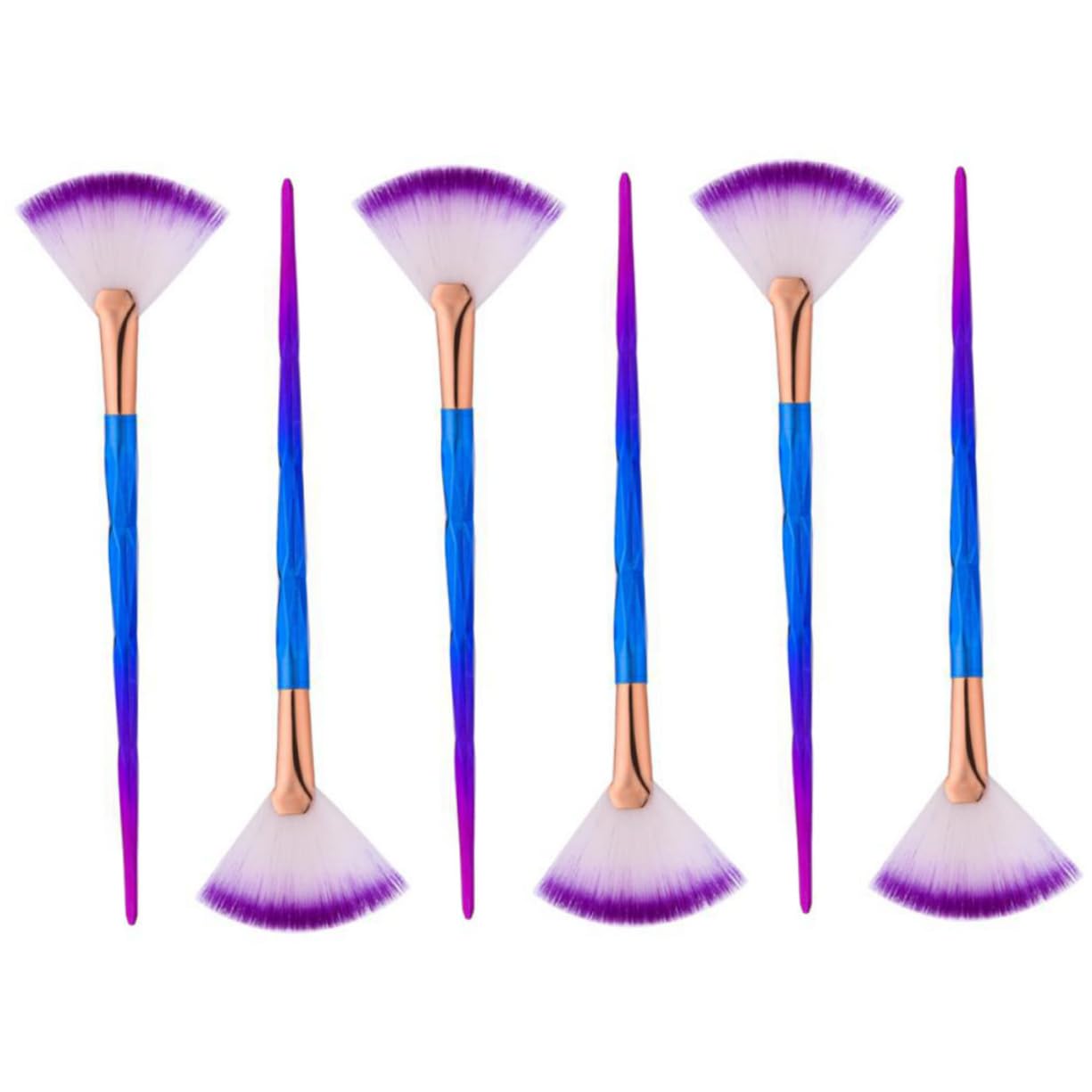 DOITOOL 30pezzi Pennelli Per Applicatore Per Maschera Brush Fan Per Trucco e Blush Strumenti Per Bellezza Professionale Sfumato