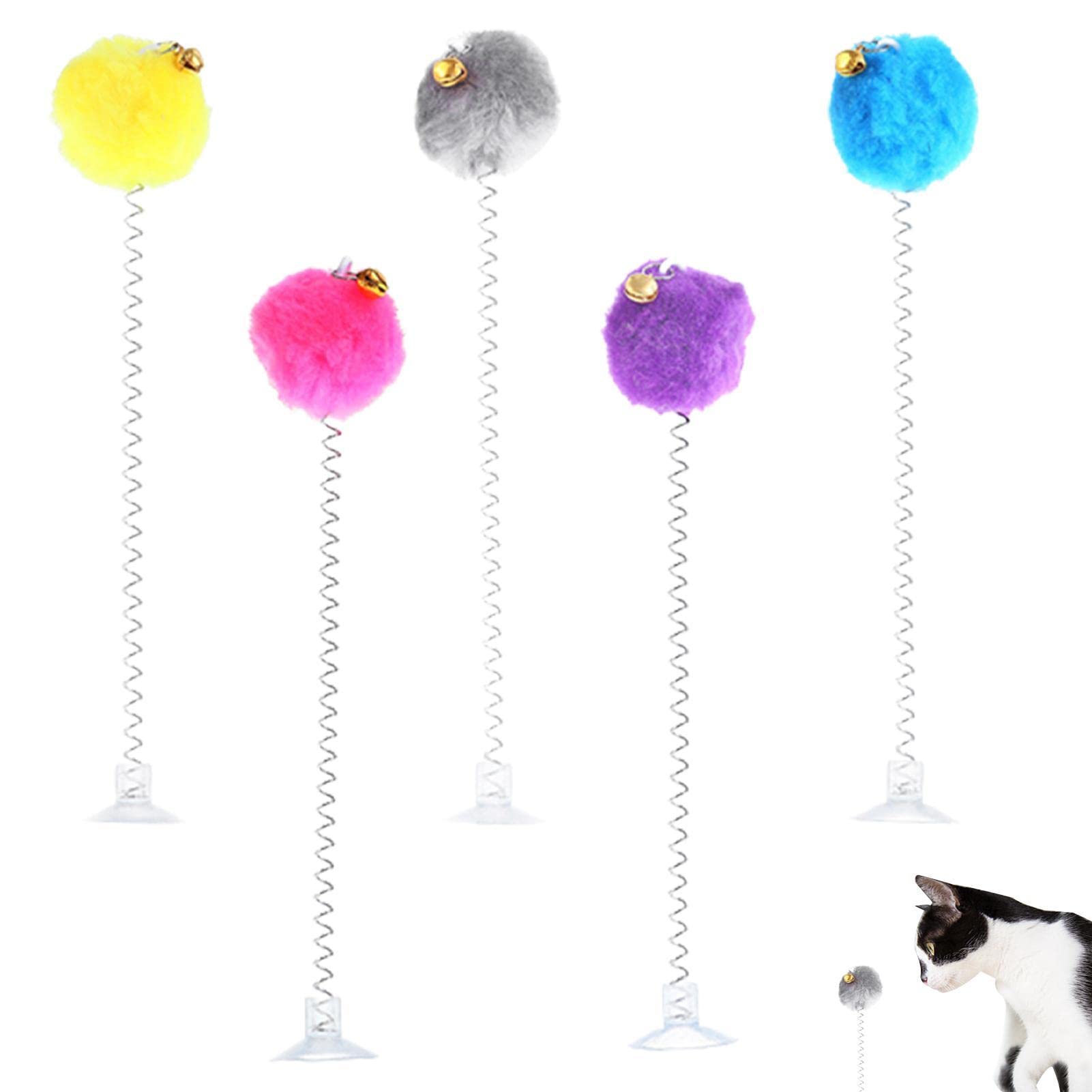 Amazon.co.jp: Funny Cat Stick | 5 Pcs Cat Teaser Stick Toy | Cat