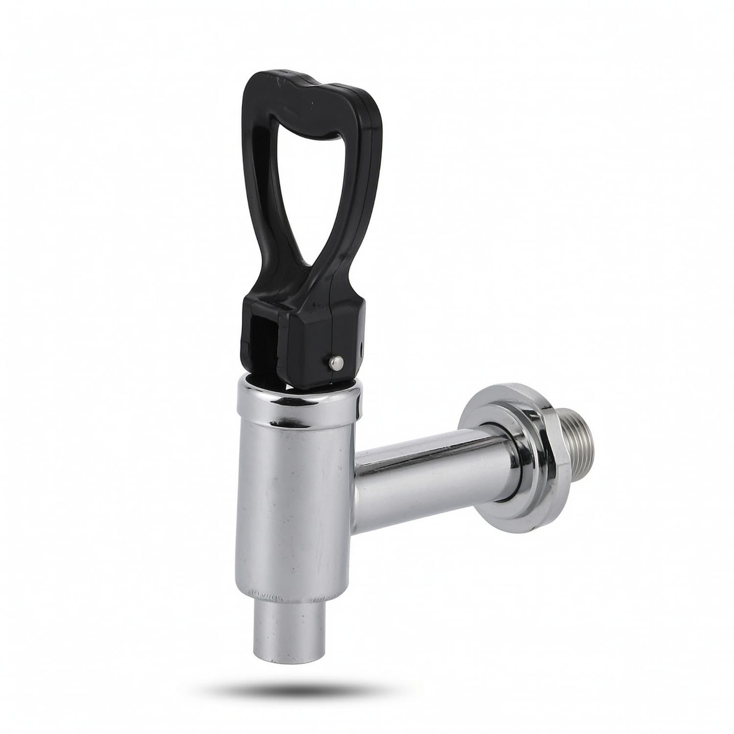 Press-Type Water Dispenser Faucet Threaded Dispenser Spigot with Lever Curved Water Tap with Lever Polished for Milk Tea Machines, 35 Fen Standard a-image-11