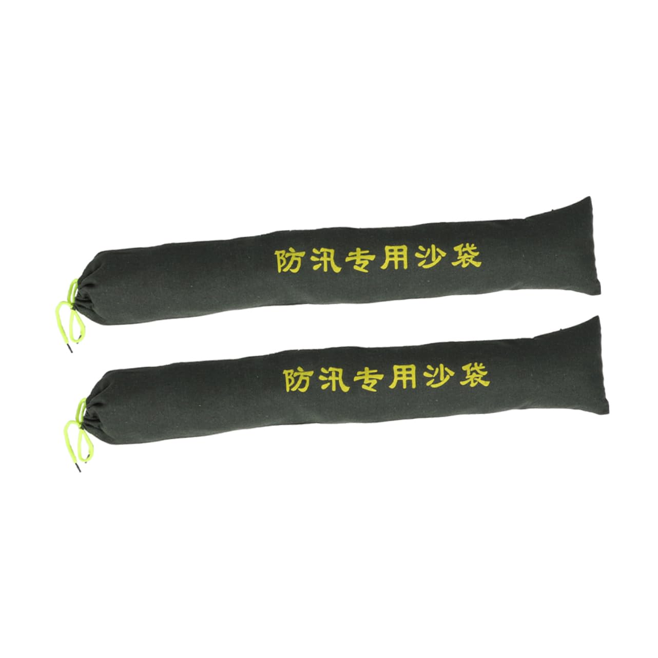 MOLUCKFU 2pcs Flood Control Sandbags Water Activated Flood Barrier Sandless Sandbag for Hurricane Flooding Green Sand Bags Flood Protection Long Sand Bags Expansion Bag Strip Canvas