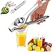Exprimidor Limon, Exprimidor Manual de Limón Exprimidor Manual de Acero Inoxidable Exprimidor de Mano de Cítricos Prensa de Mano Jugo de Clip Fruta Naranjas ect, Incluye rascador de limón