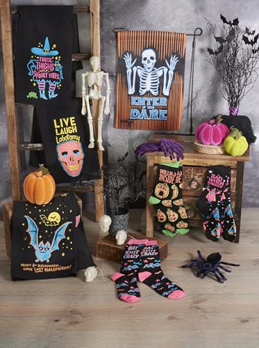 Manos de esqueleto moradas para centros de mesa de Halloween elegantes 4