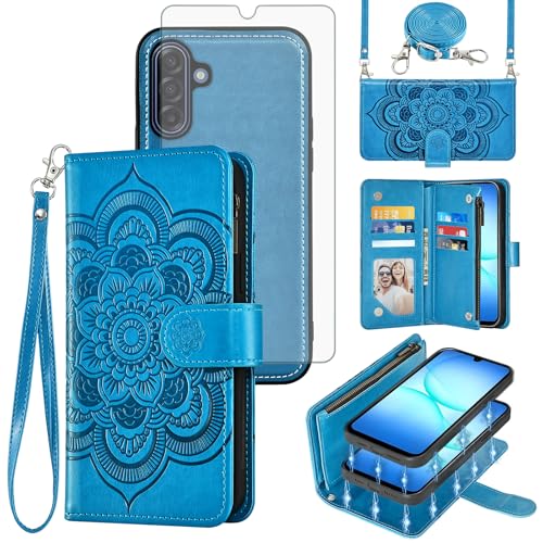 Protection Samsung Galaxy A17 5G avec range-carte zippé pour tout ranger