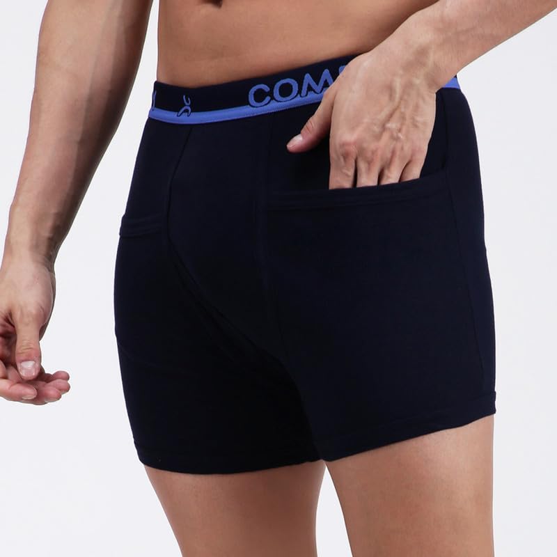 Image of Amul Comfy Men Cotton Solid Combo Pack(Assorted Colours May Vary)