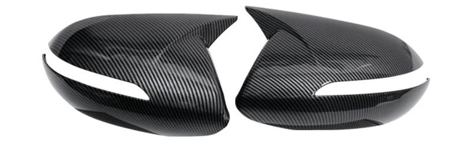 for Kia for Sportage KX5 2011-2015 Car Sticker Rearview Side Mirror Cover Wing Cap Exterior Case Trim(Carbon Fiber Pattern)