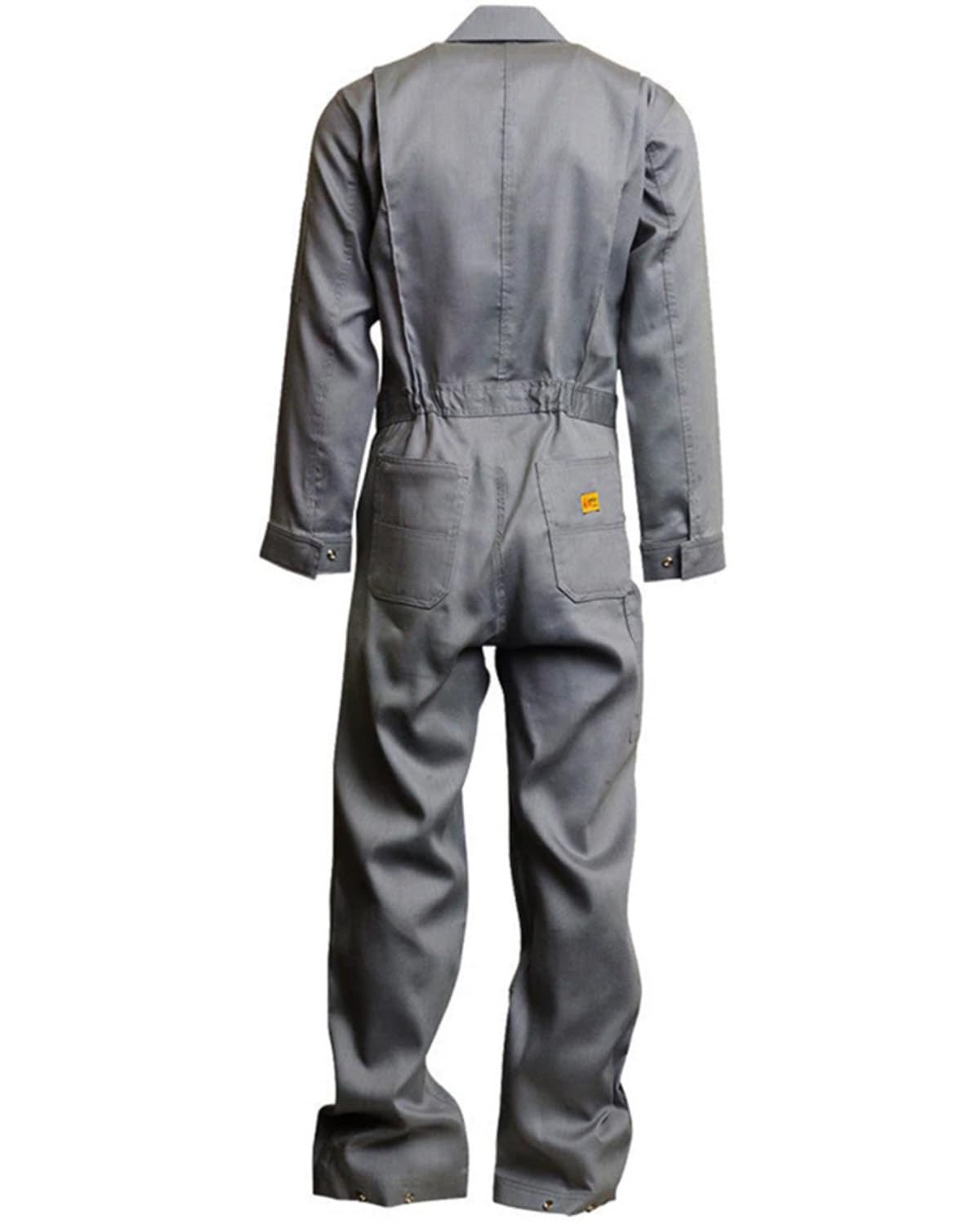 Lapco FR GOCD6GY-34 Overall 88/12, Baumwolle, Nylon, leicht, 52 Regular, grau, 1