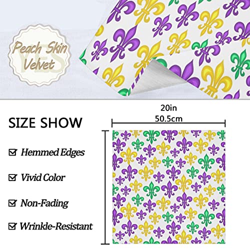 Servilletas de Tela Naanle Fleur De Lis 20 x 20 in Pack 4 miniatura 5