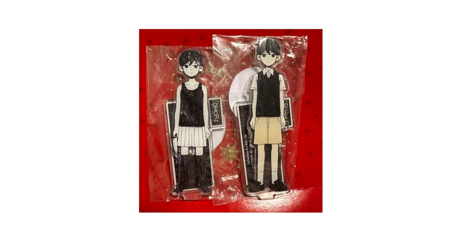 omori カフェ　アクリルフィギュア　ステッカー　特典　オモリ　サニー omori カフェ アクリルフィギュア ステッカー 特典 オモリ