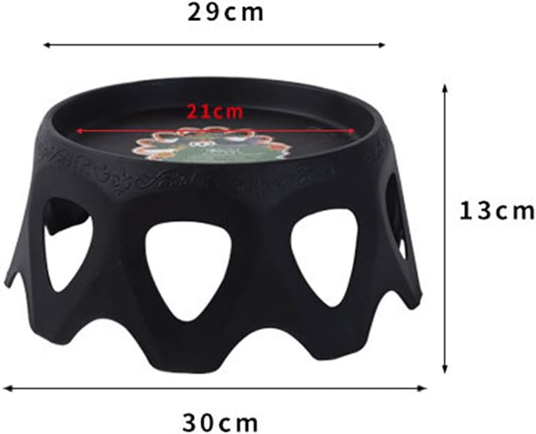 TITA-DONG Resin Plant Holder Rack for Flower Pot,2 Pack Potted Plant Stand,Hollow Potted Plant Riser Display Stands for Patio Garden Balcony Home Decor