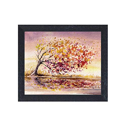 Image of Amazon Brand - Solimo Windy Day Painting with Frame