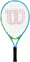 Wilson US Open Jr Tennis Racket, for Kids, Aluminium, Blue/Green, 21