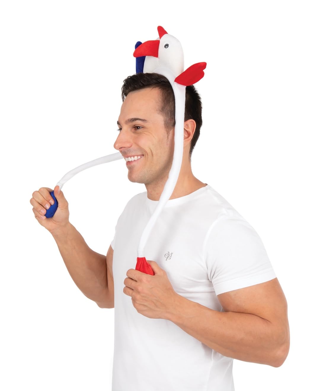 P'tit Clown Serre-Tête Bleu Blanc Rouge - Accessoire France
