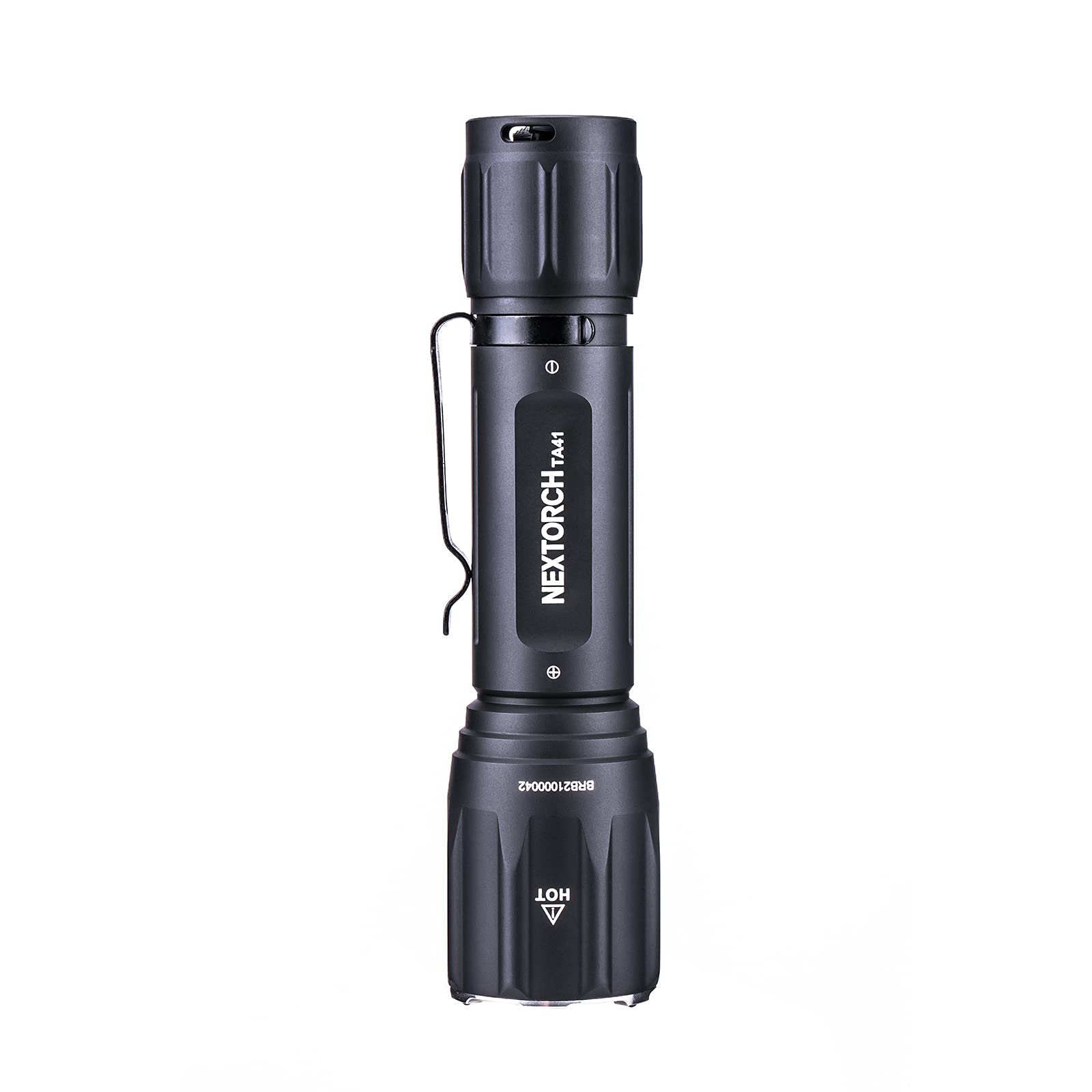 NEXTORCH TA41Set torcia tattica a LED con supporto e interruttore per cavi in set risparmio. Batteria inclusa