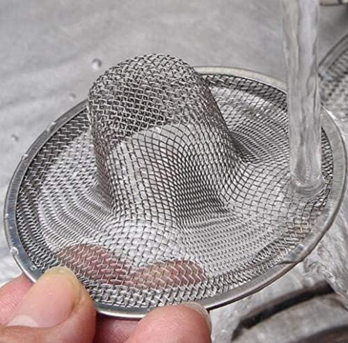 Colador para lavabo cocina baño acero inoxidable 4 piezas miniatura 4