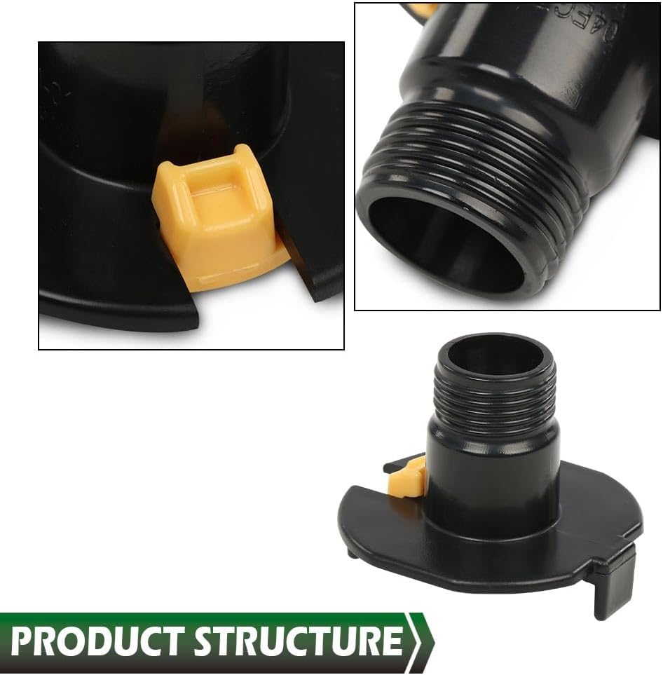 GRAND ORANGE Hose Reel Hideaway with Yellow Retainer Clip (Resin) Parts Fit Many Suncast Model Hose Reels