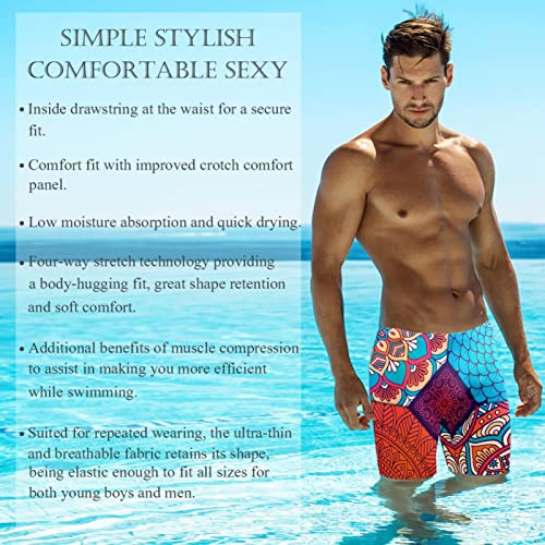 Jammers de natación para competición HUI JIN SHOP, el bañador de entrenamiento perfecto 3