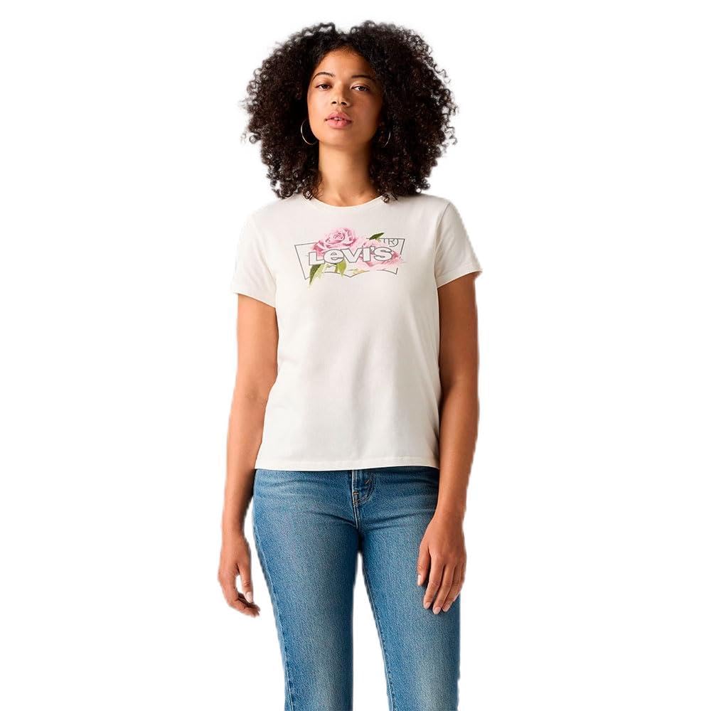 Levi's The Perfect Tee Melting Rose Bw Egret Gr