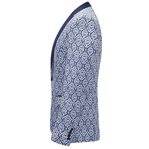 Boyland Mens 3 Piece Tuxedos Slim Fit Floral Vintage Groomsmen Wedding Suit Outfit Jacket3