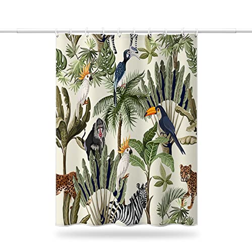 Rideau de douche 240x200 cm anti-moisissure en polyester lavable - 6