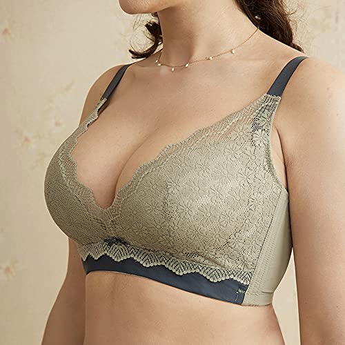 Soutien-gorge push-up sans armatures, bralette en dentelle WENJUN taille 75E - 2