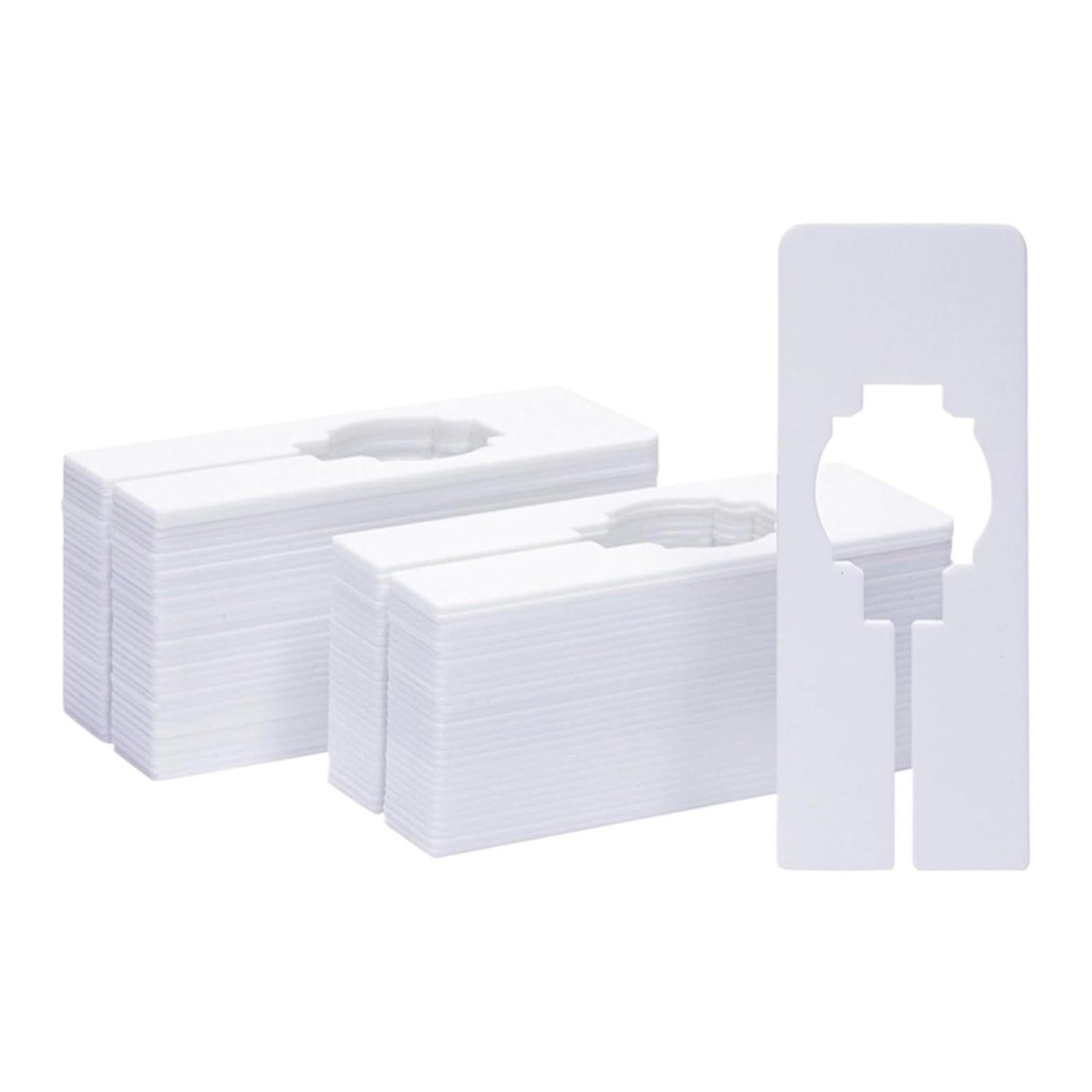 Zeahkri Hanger Dividers 68pcs Rectangular Closet Dividers Clothes Organizers Clothing Rack Size For Home for Sorting Clothes(White)