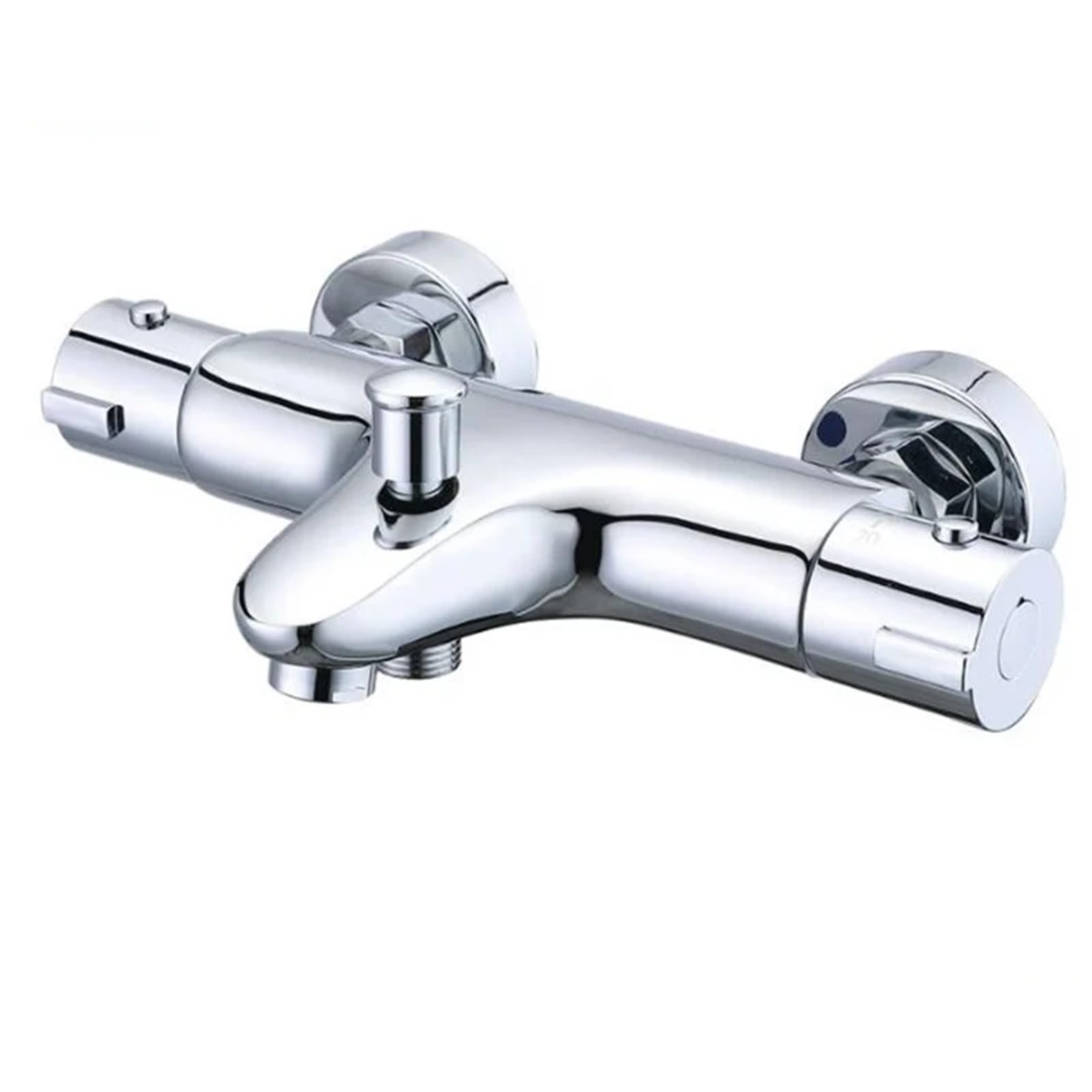 Thermostatic Shower Mixer Thermostatic Shower Faucets Bathroom Thermostat Mixer Tap Hot and Cold Mixing Valve Bathtub Faucet Accessories(Outlet Down)