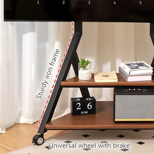 Soporte móvil para TV de 50-85 pulgadas con ruedas miniatura 6