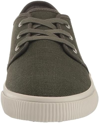 TOMS Men's Carlo Sneaker, Forest Green Heritage Canvas, 11.5 | Image 1