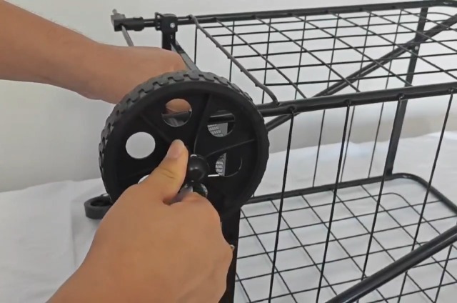 Shopping Carts for Groceries, Small Grocery Cart on Wheels with