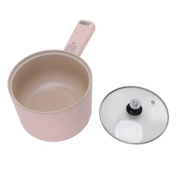 Electric Stove, Electric Hot Pot 1.8L Long Handle with Power Cord for Bedroom (EU Plug)
