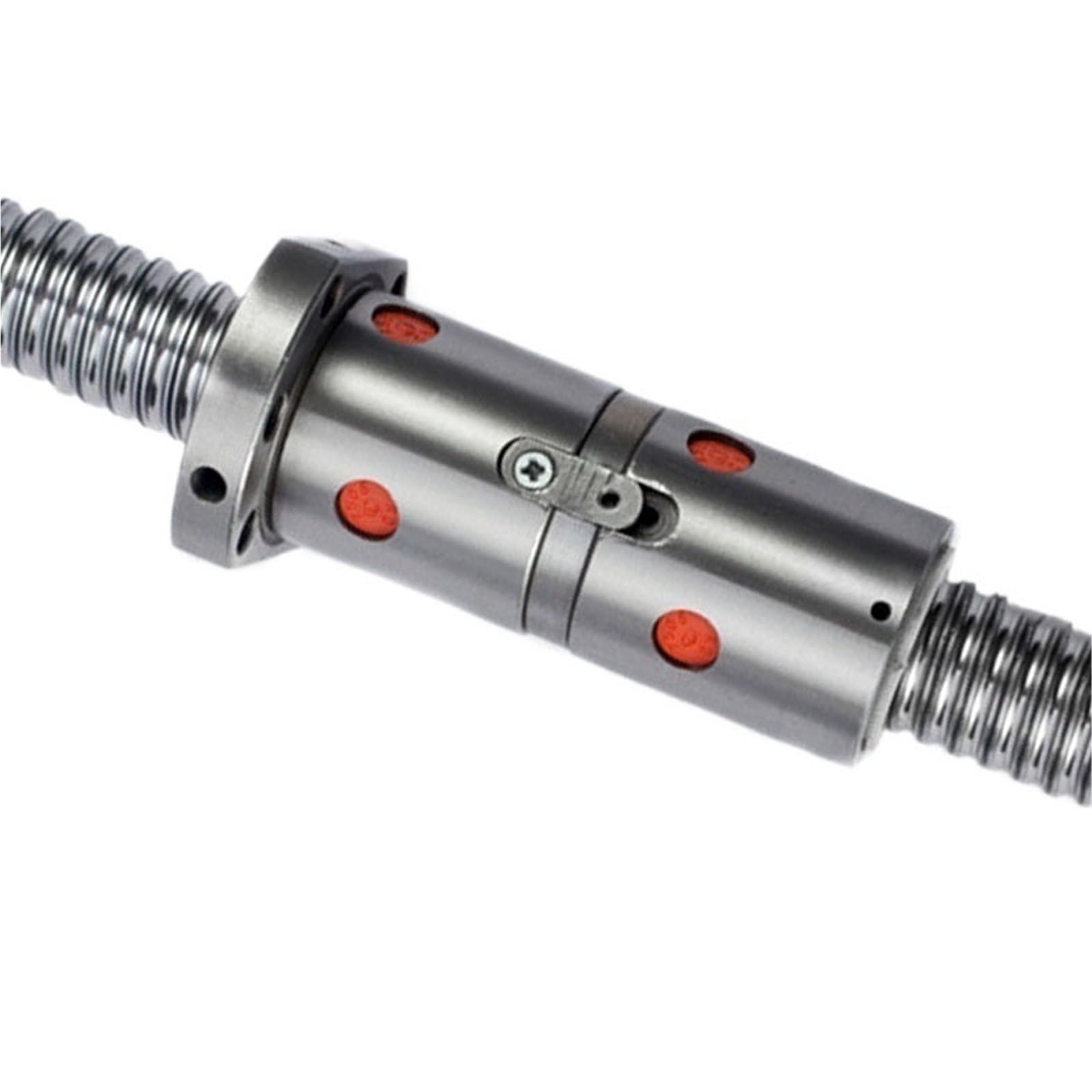 Zestaw śrub kulowych, DFU2505 Śruba kulowa z gwintem lewym 25x5 mm RM2505 C7 Podwójna nakrętka walcowana bez końca 200-1000(500mm)