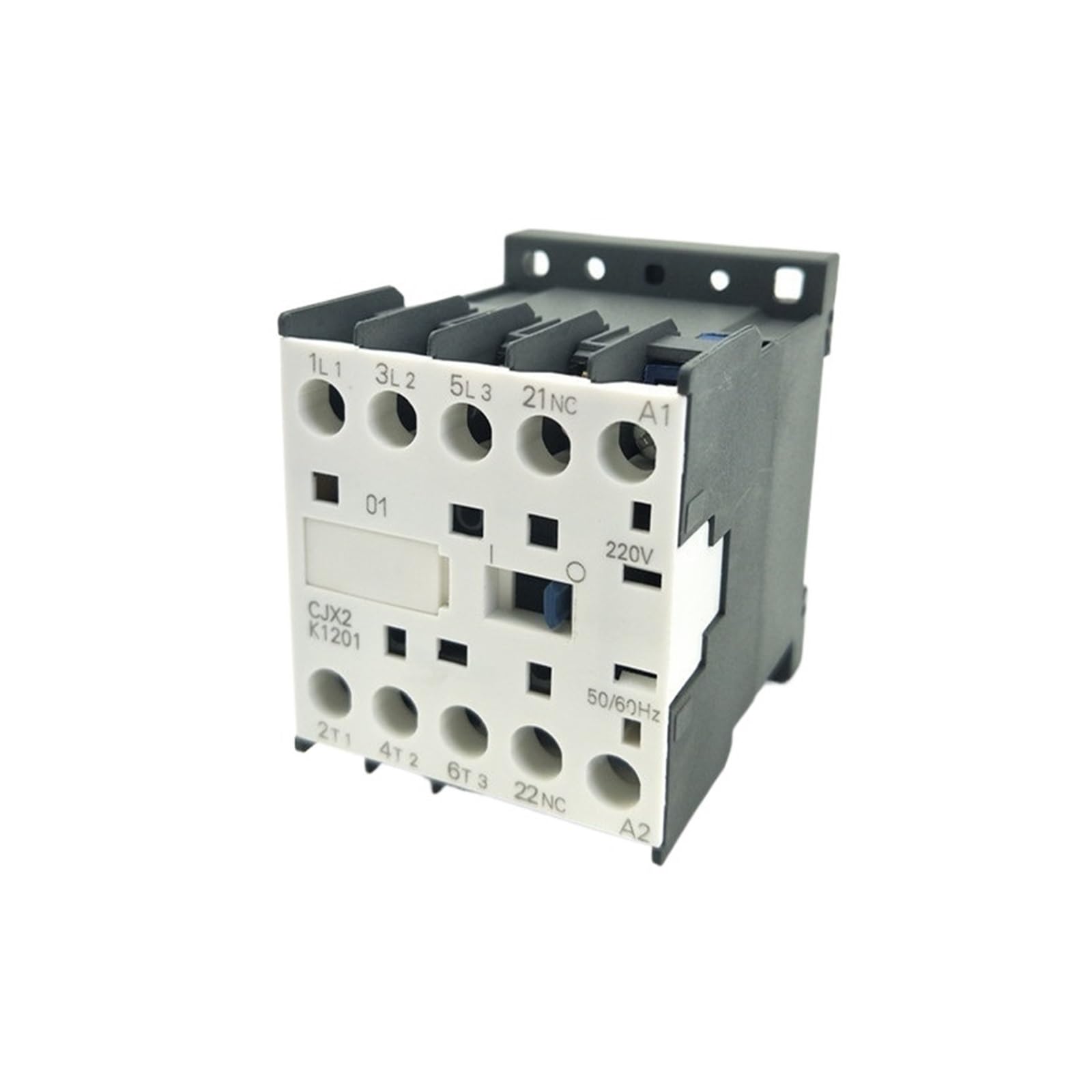 Contacteur AC CJX2-K1201 inverseur tripolaire 12A relais de commande bobine 220V 1NC