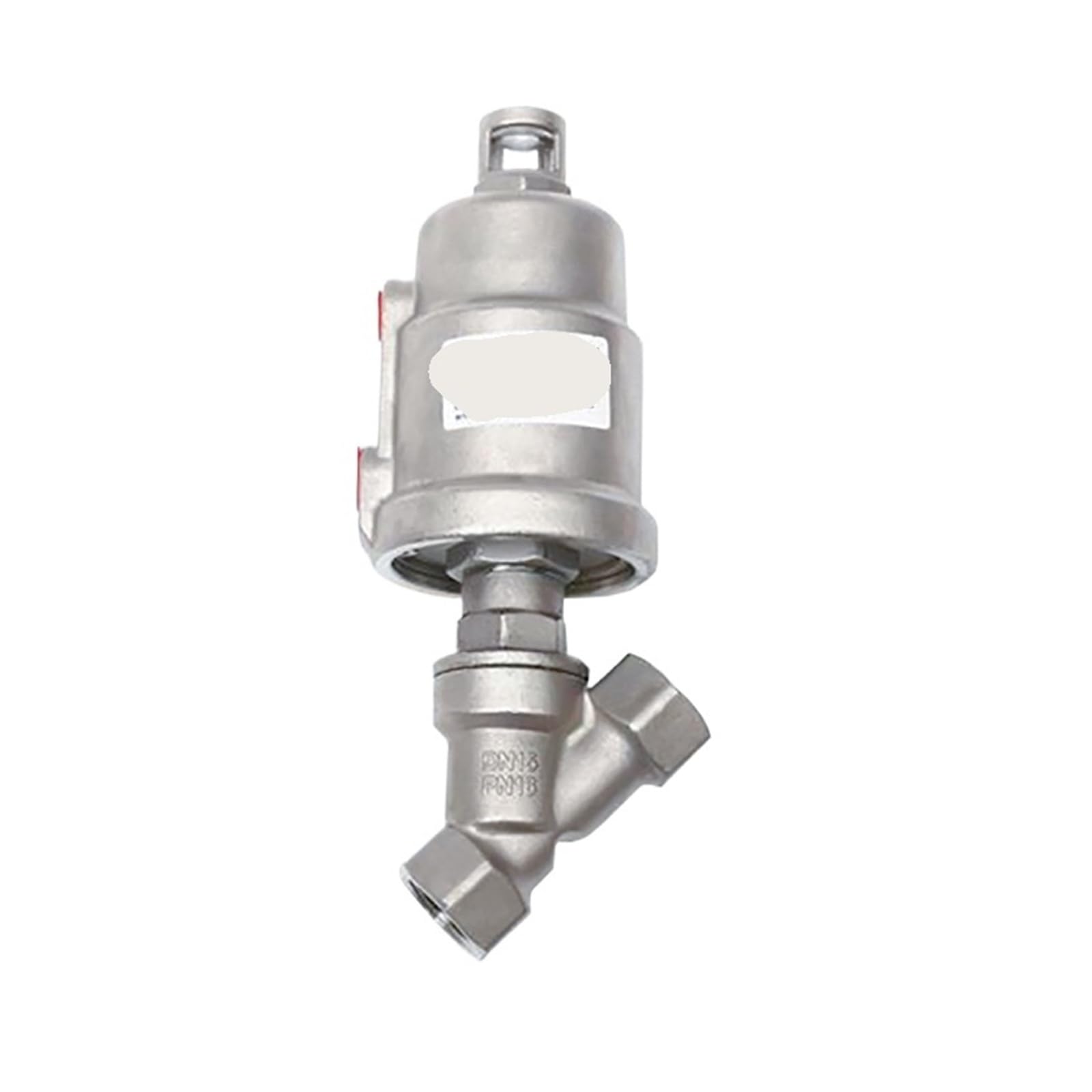 Deniucdd Dn25 Dn15 Dn20 Pneumatic Seat Valve 16Bar Normally Closed Pneumatic Actuator Angle Seat Valves For Steam Gas Oil