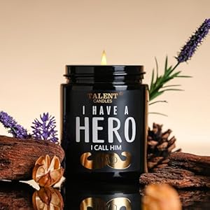 Scented Candle for Dad | Father's Day Gifts | Perfect Home Décor Gift Elegant Gift for Dad from Daughter Son Kids | 8.4oz Candle Jars | Lavender Cedarwood Scented Candle for Dad Fathers Day Gifts Perfect Home Decor Gift Elegant Gift for Dad from Daughter Son Kids 84oz Candle Jars Lavender Cedarwood