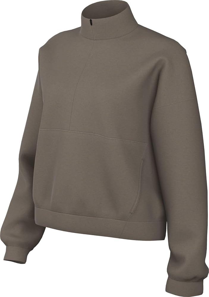 ム折 Nike 24.7 ImpossiblySoft Women's Dri-FIT Oversized 1/2-Zip Top