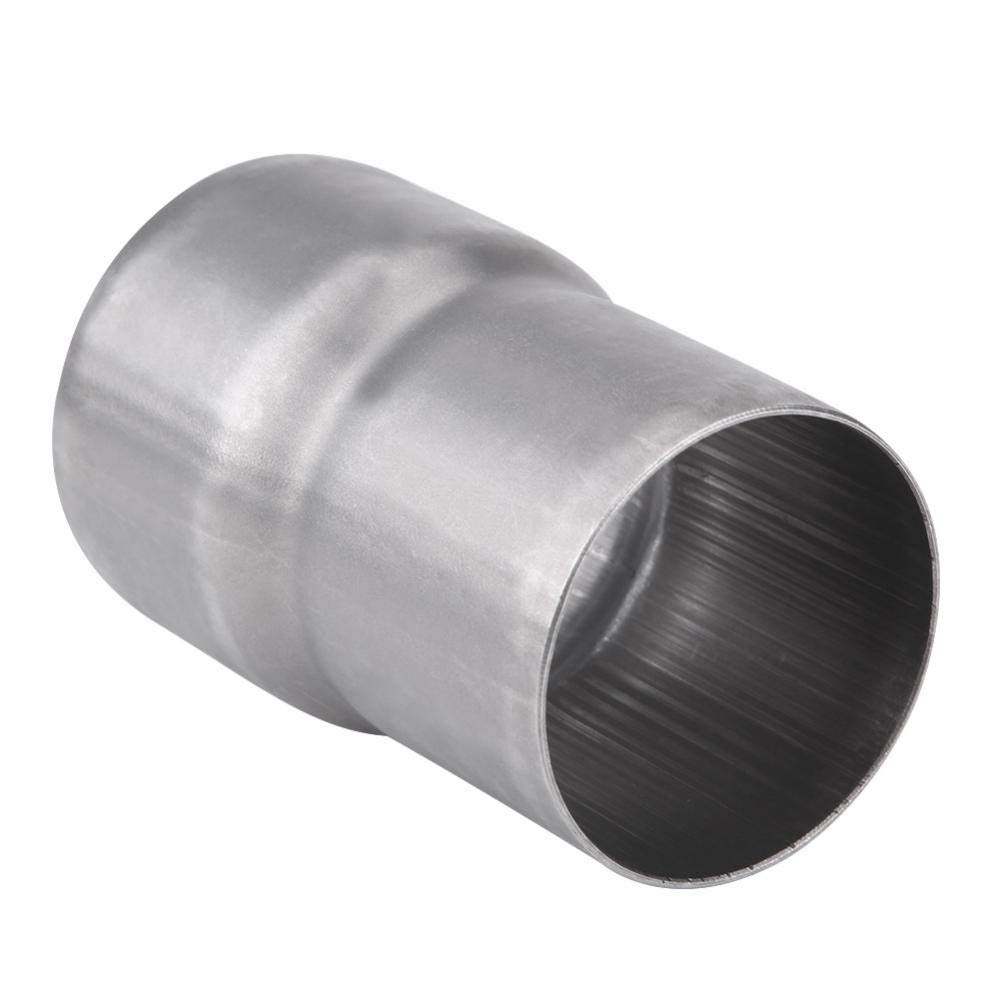 Adattatore di scarico, in acciaio inossidabile 51 mm a 60 mm Connettore silenziatore silenziatore Connettore silenziatore riduttore adattatore tubo di scarico moto