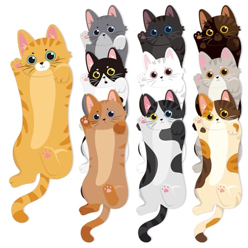 JSRQT 30 Marcadores de Papel de Gatos,Adorable de Gatitos Marcapáginas de Libros para Amantes de los Libros, Accesorios de Lectura Regalo para Estudiantes y Profesores, 10 Estilos JSRQT 30 Marcadores de Papel de Gatos,Adorable de Gatitos Marcapáginas de Libros para Amantes de los Libros, Accesorios de Lectura Regalo para Estudiantes y Profesores, 10 Estilos