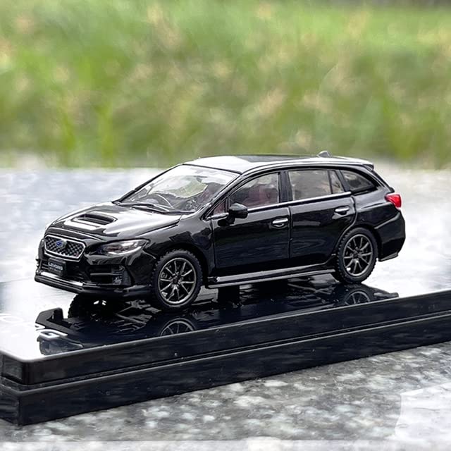 ТоуUAE - Alloy Die Casting Simulation Car Model Hobby Japan Subarus LEVORG STI Sport High-end Collection Ornament Gift 1/64 Alloy Die (Black)