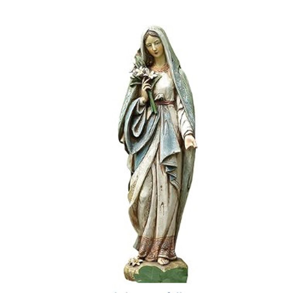 Napco Blessed Virgin Mary Mother Madonna Lilies Garden Statue