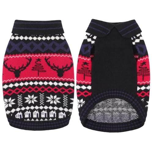 KONVINIT Xmas Pullover für Hunde Weihnachts Pulli für Hunde...