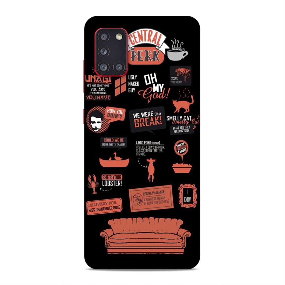 Shree Sai Mobile Designer Printed Premium Back Cover Case for Samsung A31|Design 88