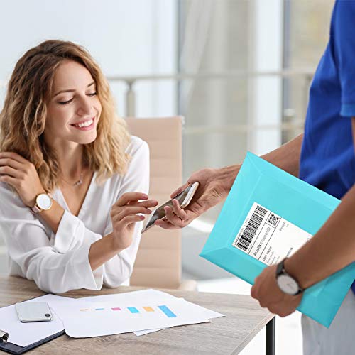 Image of UCGOU 14x17 Teal Poly Mailers Shipping Bags 100 Pcs Large Poly Mailers Mailing Bags for Shipping Clothes Self Sealing Package