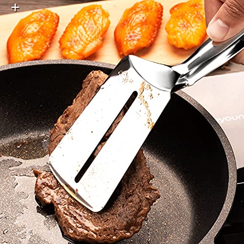 Kochzange Küchenzange zum Braten, Kochen, Grillen von Brot, Silber, Greifen ist Nicht leicht abzurutschen