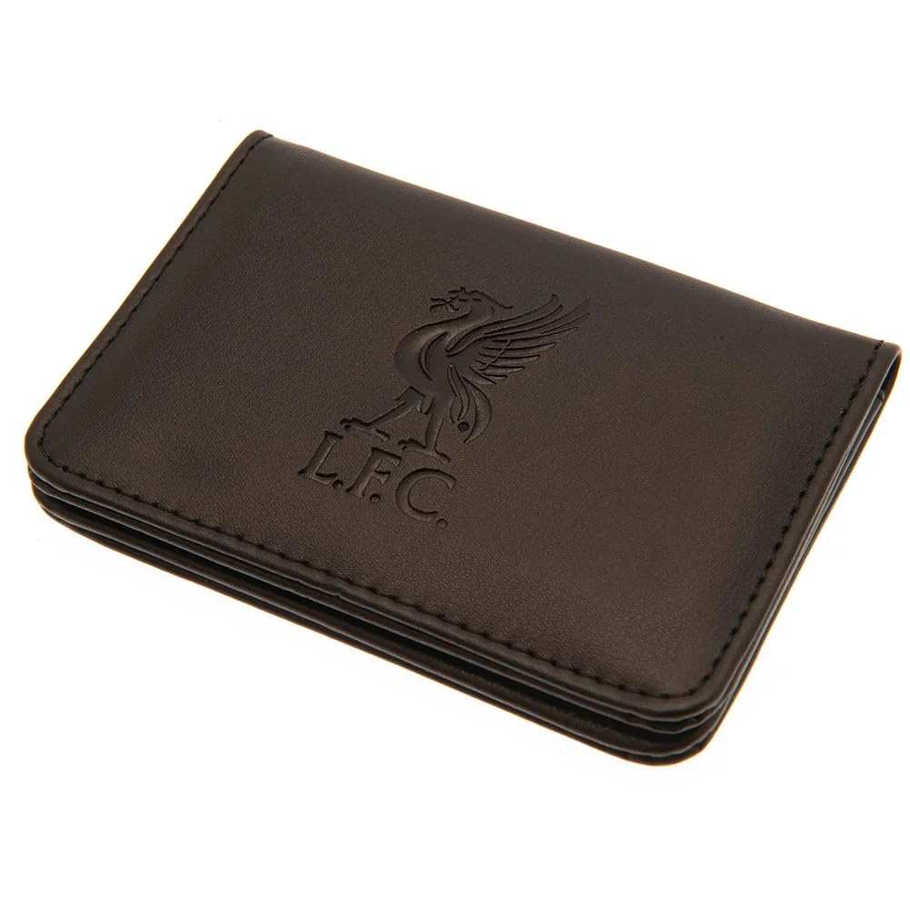 Liverpool FC Official Football Gift Embossed Crest Leather Travel Wallet
