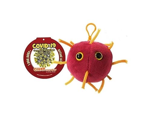 Giant Microbes CORONAVIRUS COVID-19 Porte-clés en peluche