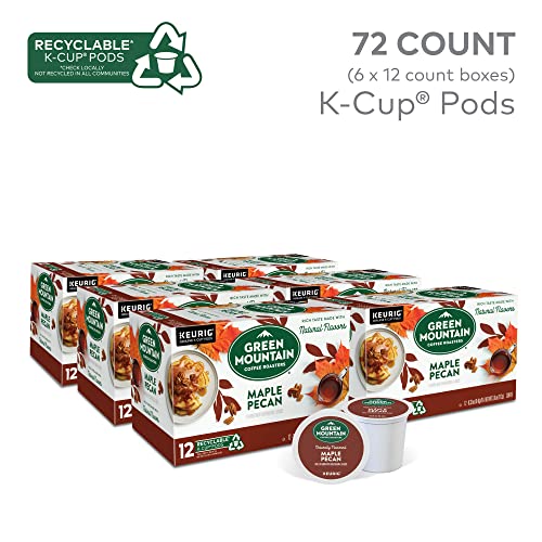 Image of Green Mountain Coffee Roasters Maple Pecan, Single-Serve Keurig K-Cup Pods, Flavored Light Roast Coffee, 72 Count