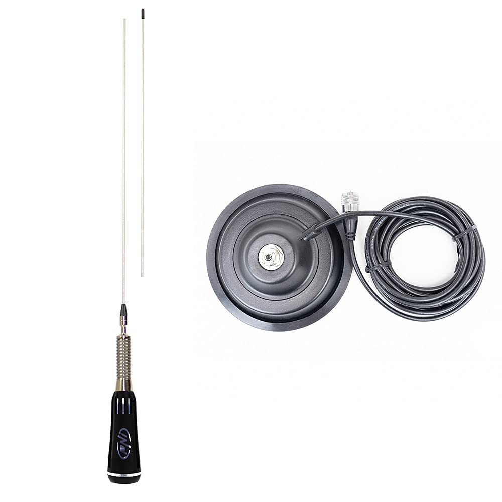 ANTENA DE BANDA CIUDADANA CB-27 PNI LED 2000 CON ILUMINACION+BASE