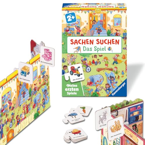 Ravensburger 12010003 Sachen suchen: Das Spiel Meine ersten Spiele: Kinderspiele Spiele ab 2 Jahre für 1-4 Spieler Geschenk für Mädchen oder Junge