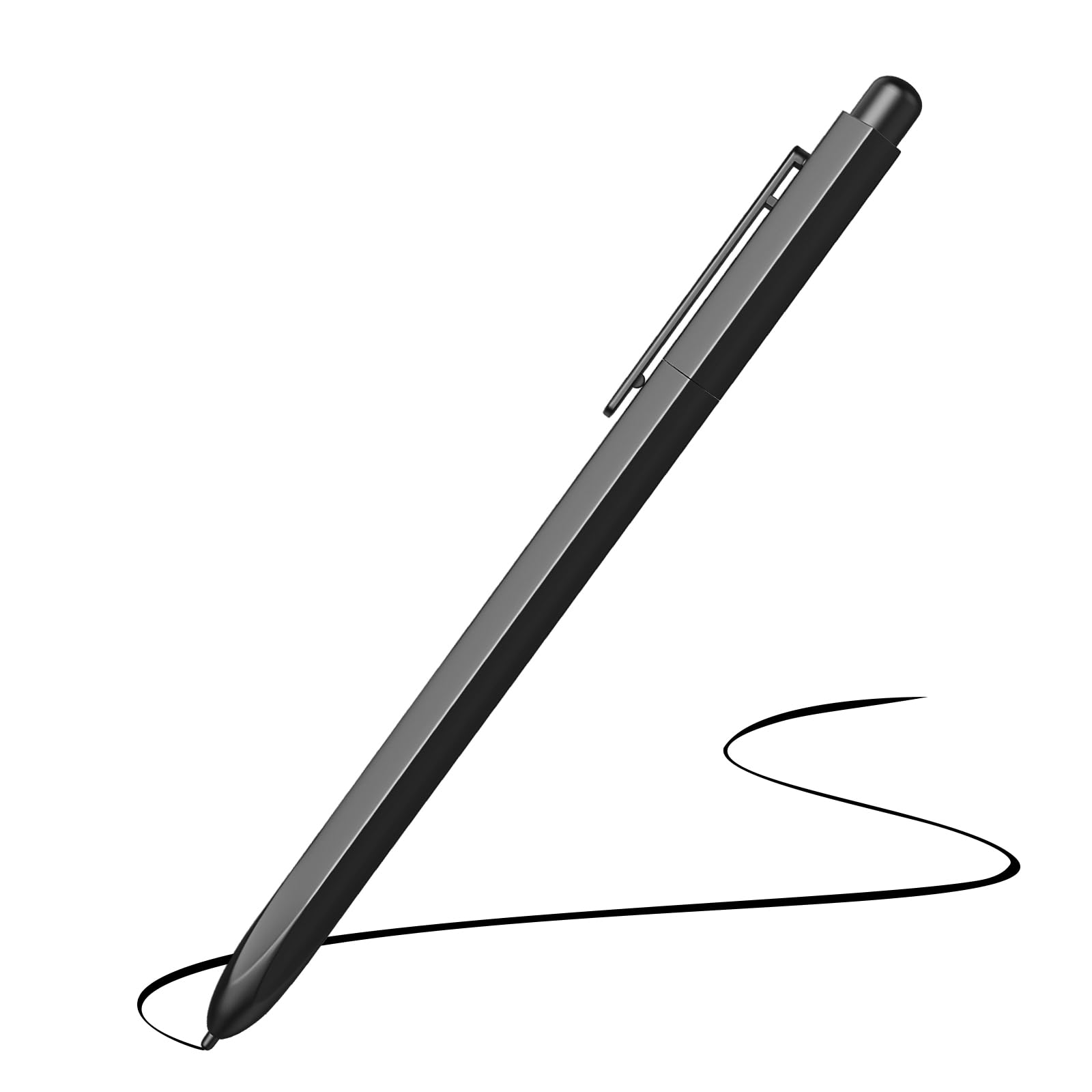 EMR Stylet pour Remarkable 2, Kindle Scribe, Note Air, Samsung Galaxy Tab (S6 Lite/S7/S8/S9) S Pen, avec sensibilité à la pression d'inclinaison 4096, rejet de paume, gomme (noir)