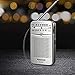 Panasonic RF-P50d Pocket AM/FM Radio Silver RF-P50D